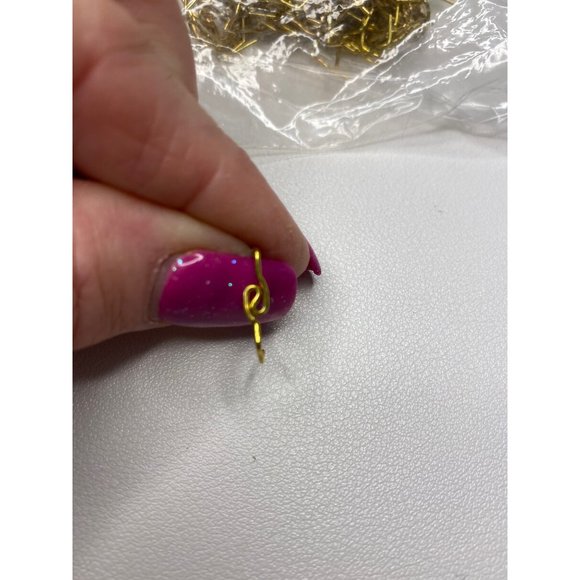 171 Pieces Twisted Long Pin Part to Connect Prism Chain for Lamps - Picture 2 of 2